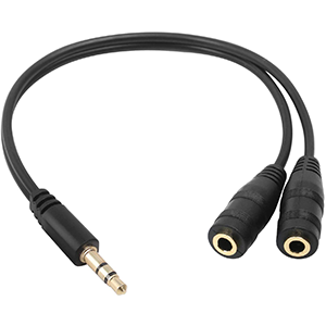 3.5mm Audio Headphone Splitter Cable TYPE 2