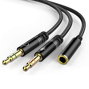 3.5mm Audio Headphone Splitter Cable TYPE 1
