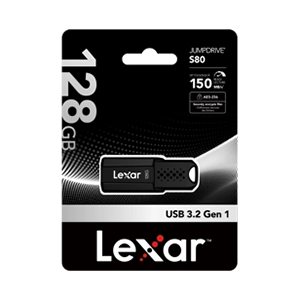 LEXAR S80 128GB USB 3.0 FLASH DRIVE