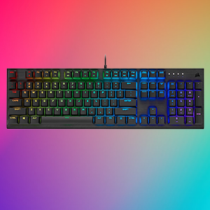 CORSAIR K60 RGB PRO MECHANICAL GAMING KEYBOARD CHERRY VIOLA – BLACK ...