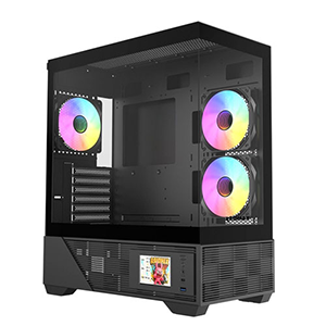 RAIDMAX INFINITA i803 ARGB MID TOWER GAMING CASE WITH 3 ARGB FANS