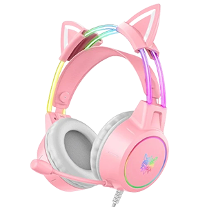 ONIKUMA X15 PRO PINK WIRED HEADSET